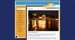 Desktop Screenshot of bi-buergerwache.de